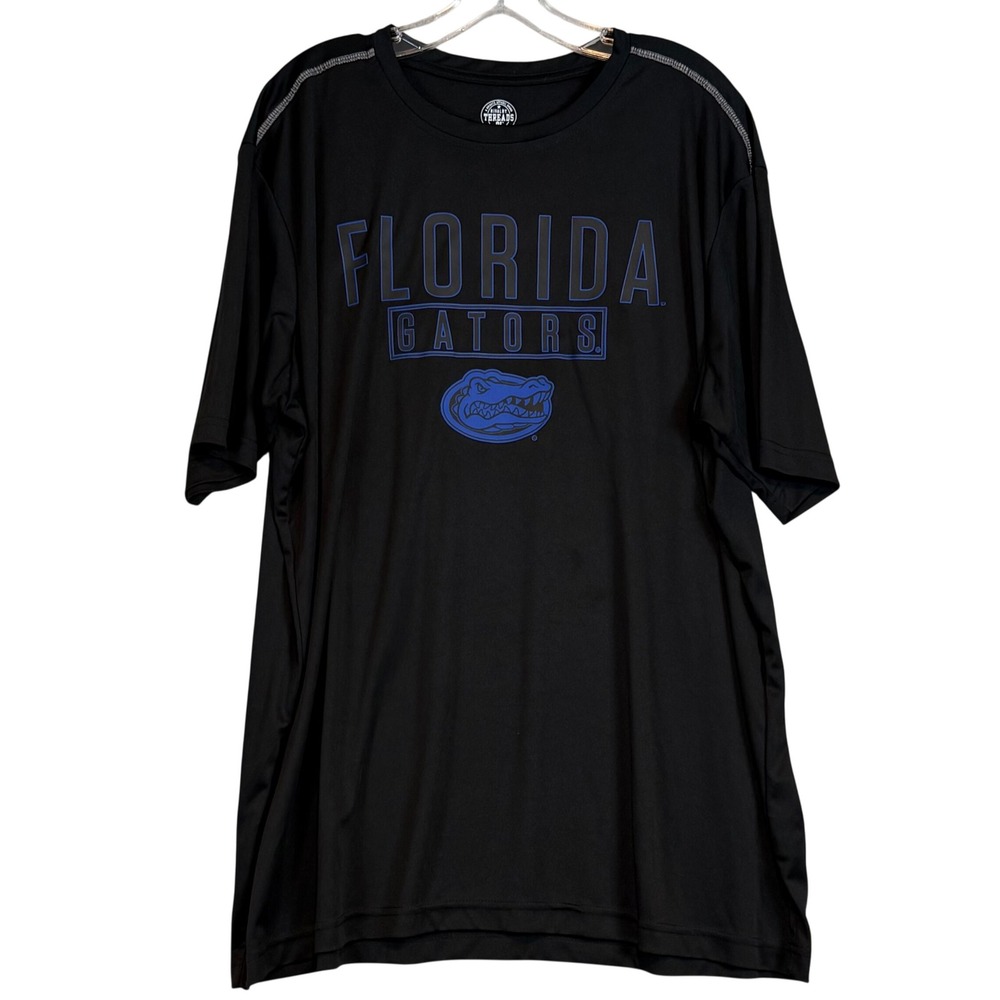 Rivalry Threads Florida Gators Mens 2XL Black Performance T-Shirt Graphic Tee